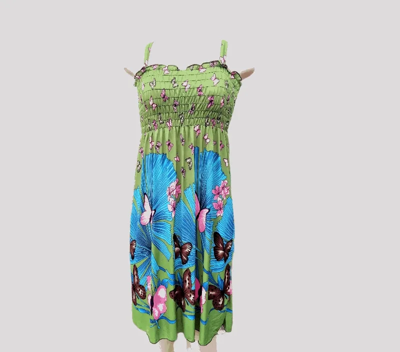 Green Butterfly Dress