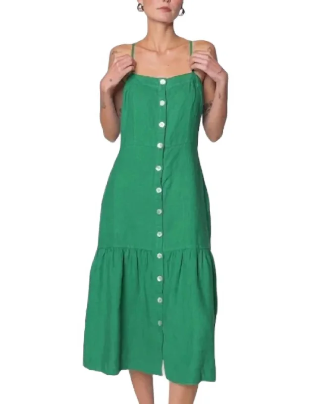 Luciana Verdant Dress In Green