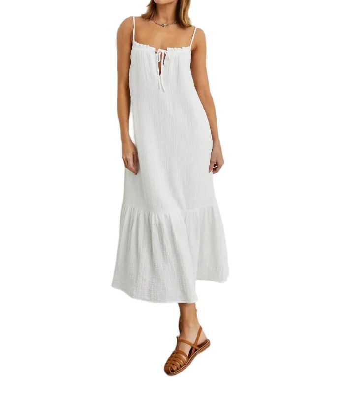 Marseille Dress In White