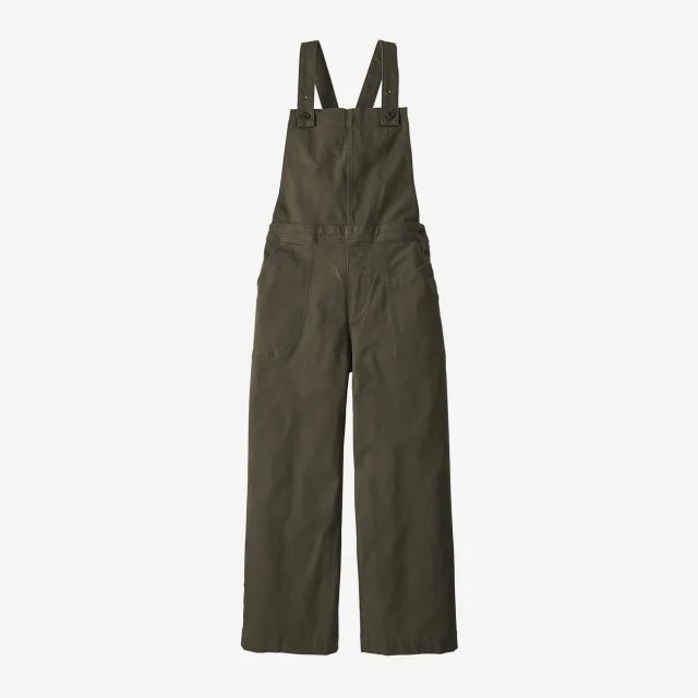 Women's Stand Up Cropped Overalls Paperbag Waist Overalls