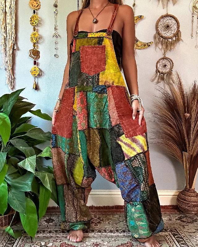 FORESTER HAREM OVERALLS - WARM Vintage-Inspired Jumpsuit