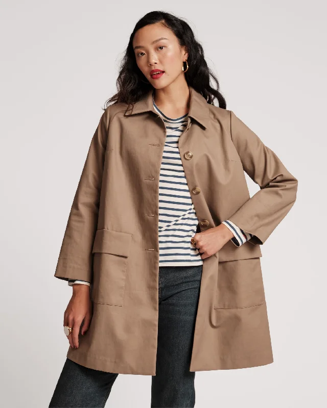 Colombo Rain Trench Comfortable Casual Wool Trench