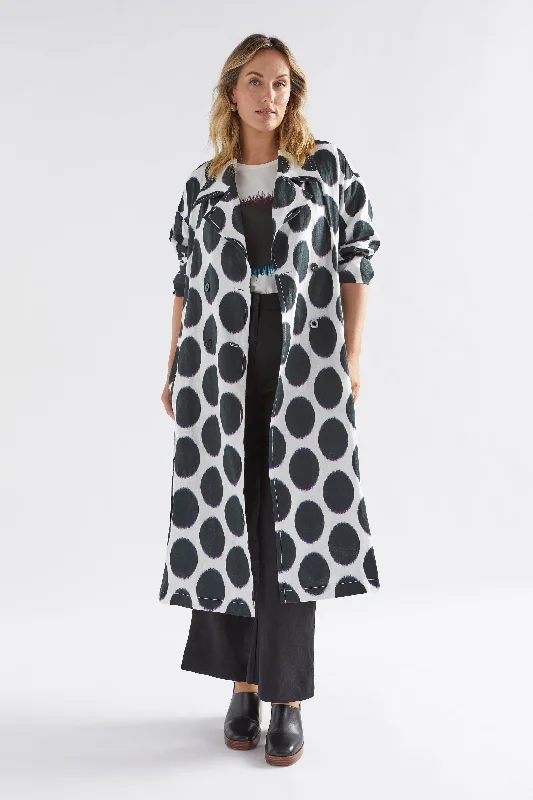 Ero Linen Trench Coat Warm Wool Blend Trench