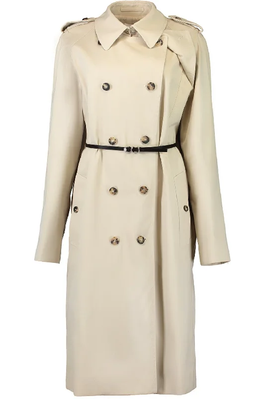 Voyou Trench Coat Fashionable Padded Trench Coat