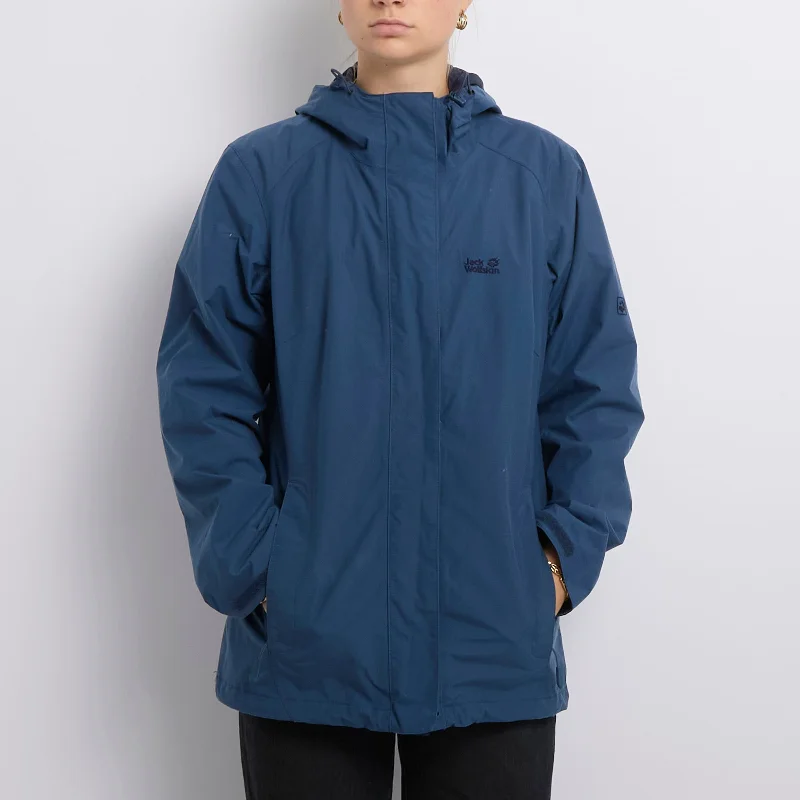 Jack Wolfskin Hooded Windbreaker -UK 10 Hoodie with Relaxed Fit Easy Casual