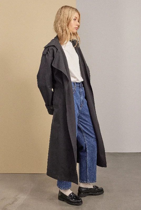 Jackie Trench Classic Belted Cotton Trench