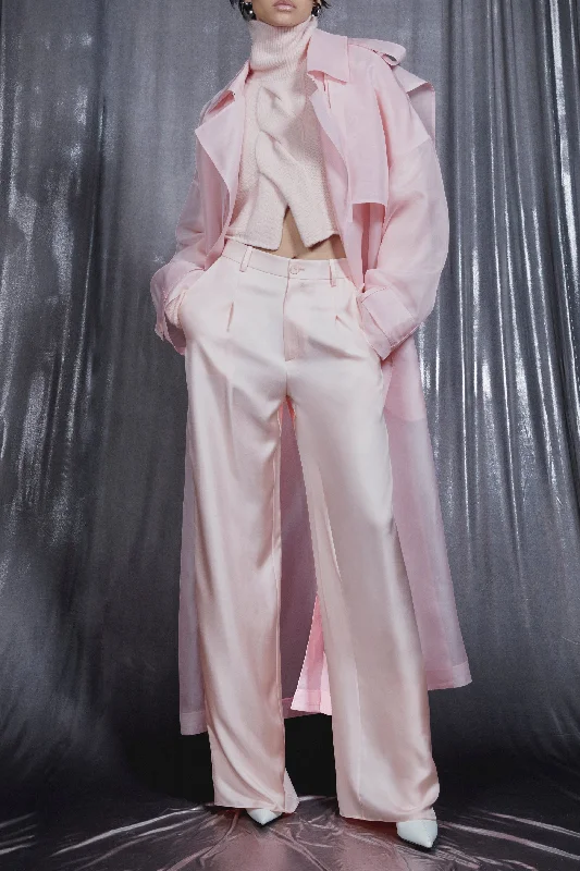 Double Breasted Trench Coat Stylish Trench Coat with Pockets