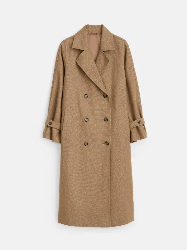 Mayfair Trench Trendy Hooded Belted Trench