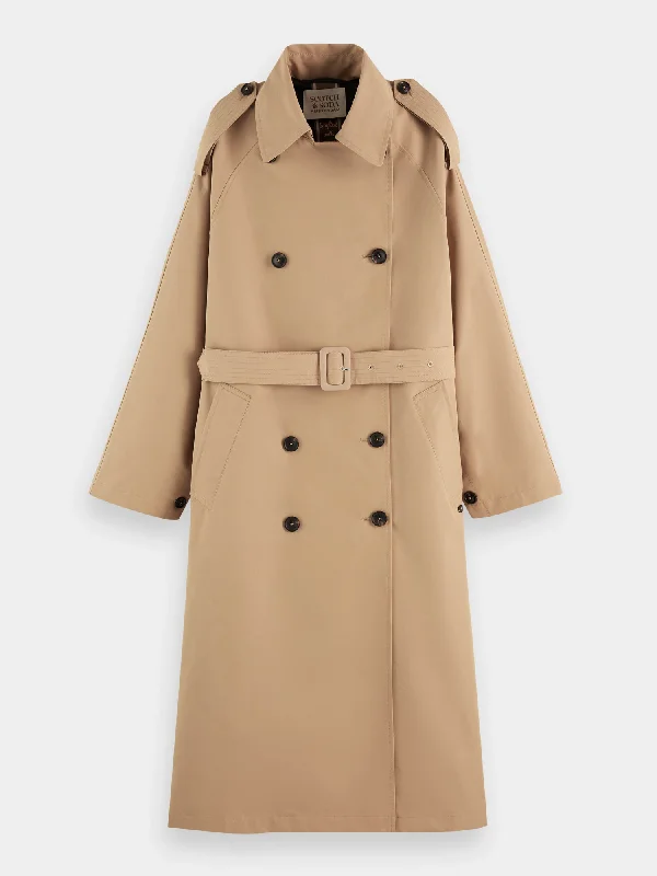 Oversized classic trench coat Comfortable Trench Coat for Women