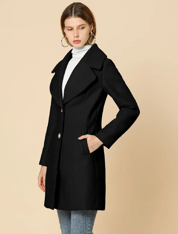 Elegant Notched Shawl Collar Single Breasted Winter Long Coat Chic Knitted Shawl Wrap Elegant Notched Shawl Collar Single Breasted Winter Long Coat Chic Knitted Shawl Wrap