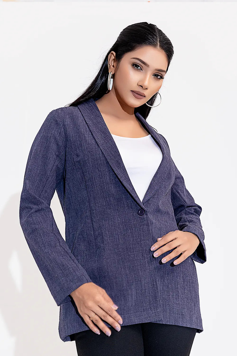 Semi-Formal Coat With Shawl Collar Cozy Plaid Shawl Scarf