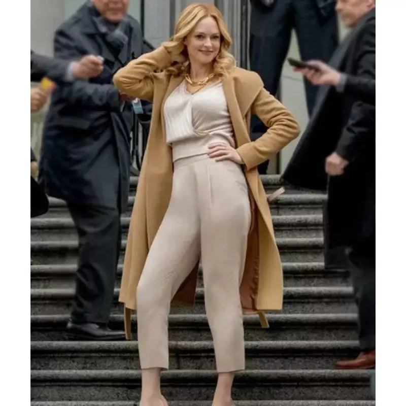 Tamara Taylor Love Guaranteed Trench Coat Trendy Puffer Trench Coat