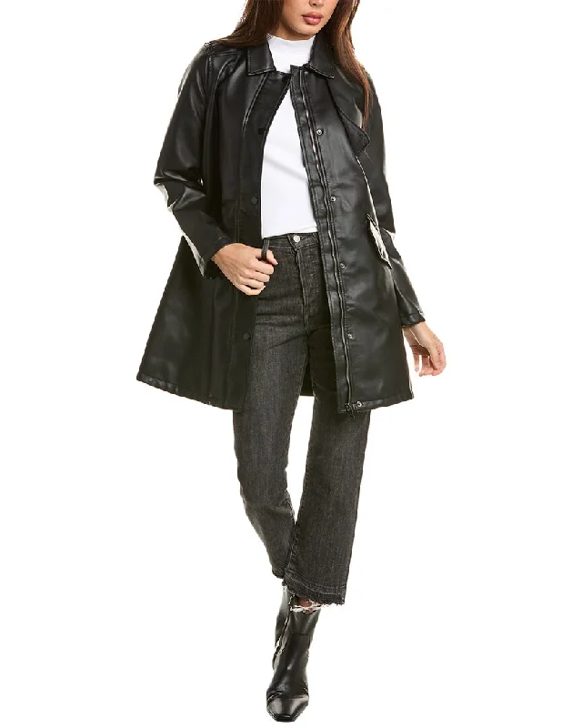 Urban Republic Trench Coat Modern Long Trench Jacket