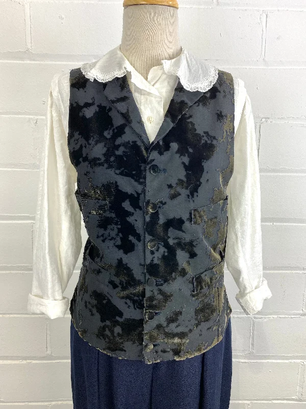 Vintage 90s/ Y2K Paul Smith Green Velvet Waistcoat, Medium Warm Padded Waistcoat Vest Vintage 90s/ Y2K Paul Smith Green Velvet Waistcoat, Medium Warm Padded Waistcoat Vest