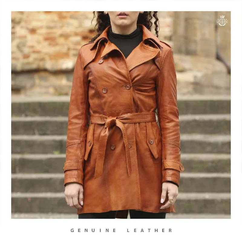 Women's trench TF20GF04 Casual Oversized Trench Coat