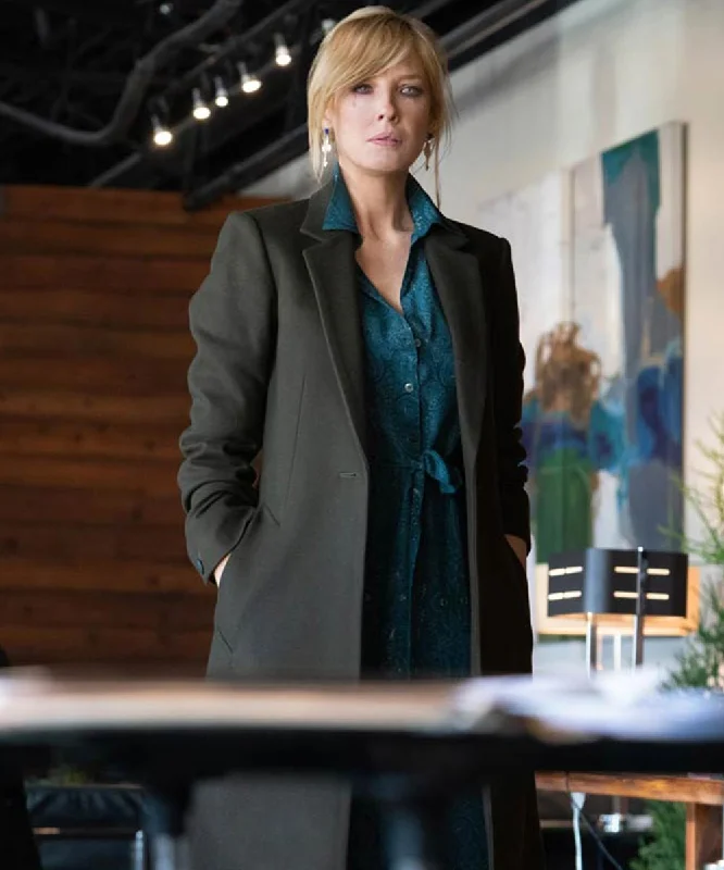 Yellowstone S03 Beth Dutton Trench Coat Comfortable Beige Trench Coat