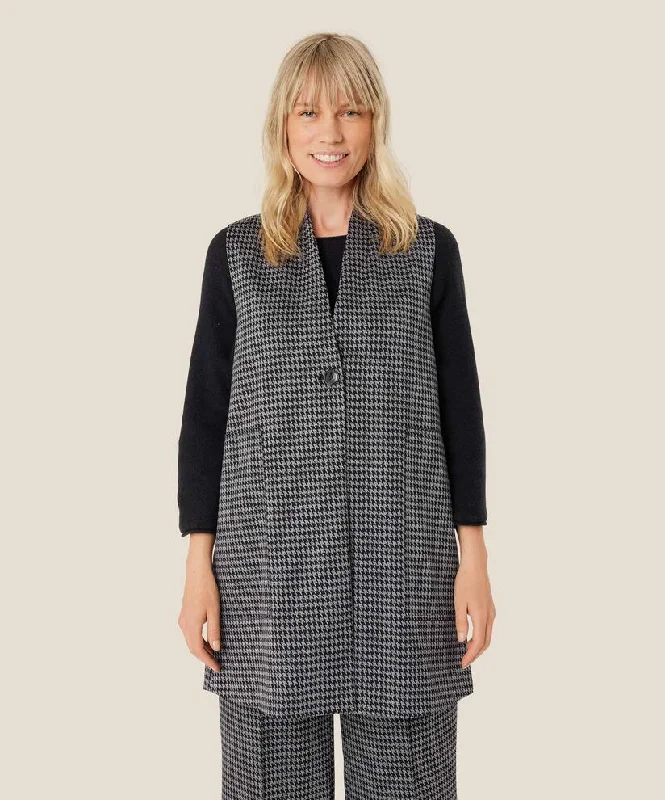 1009738 MaJorgine Waistcoat - Black Fashionable Buttoned Waistcoat Vest