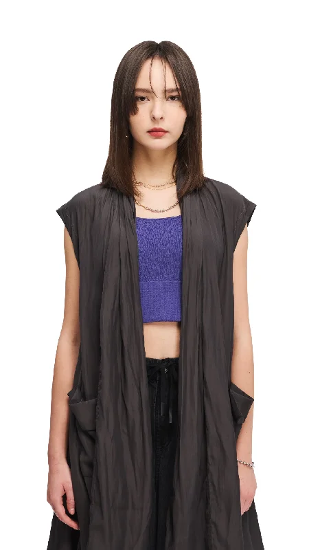 Asymmetric Waistcoat Stylish Button Waistcoat Vest