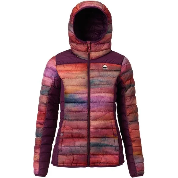 Burton Women's Evergreen Synthetic Hooded Insulator Hoodie with Hem Frayed Vintage Worn