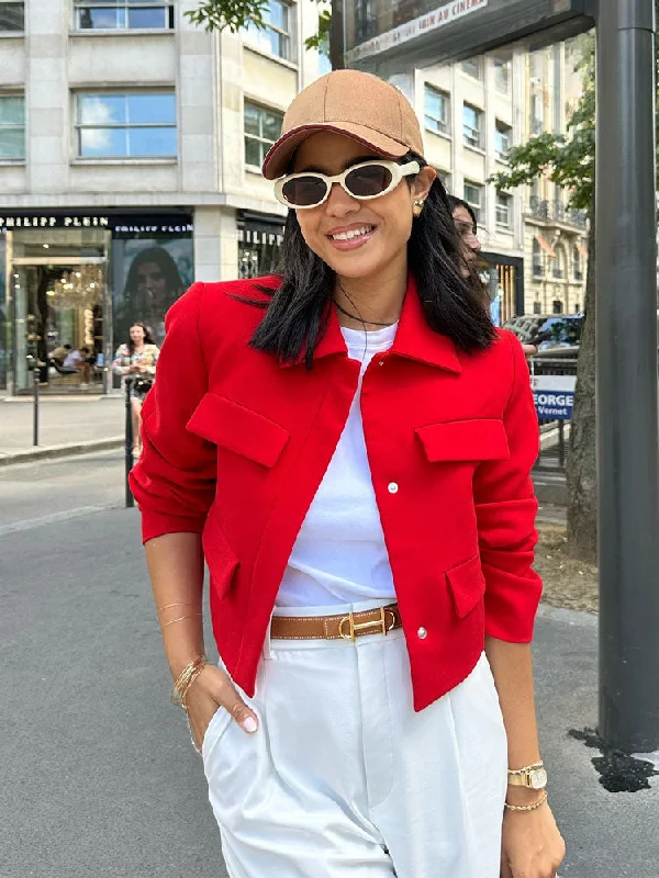 Casual Chic Solid Turn Down Long Pocket Autumn Fashion Coat Mesh Canvas Denim
