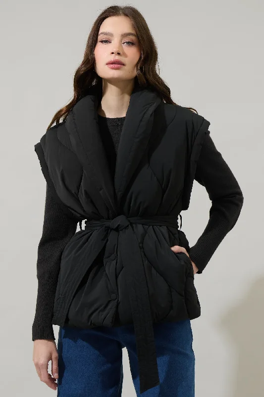 Challenger Puffer Vest Minimalist Wool Vest