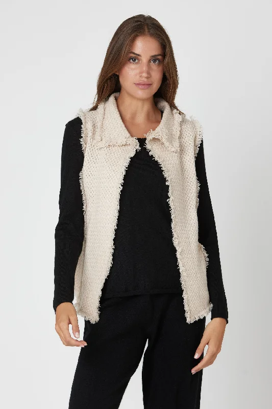 COCO Waistcoat - Black Comfortable Quilted Waistcoat Vest