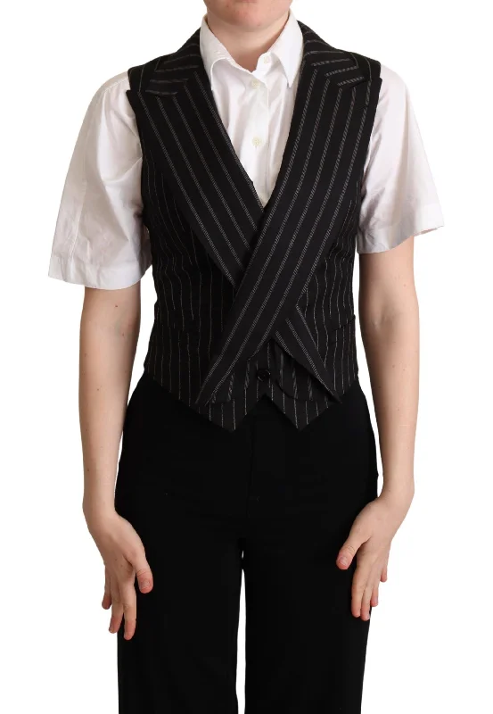 Elegant Leopard Print Waistcoat – Sleeveless Vest Stylish Tweed Waistcoat Jacket