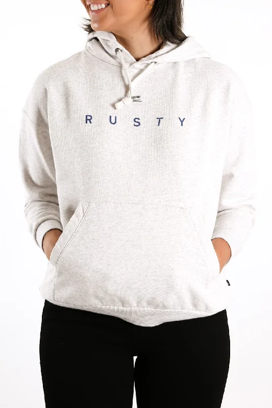 Essentials Hooded Fleece White Marle Hoodie with Fur Luxurious Winter