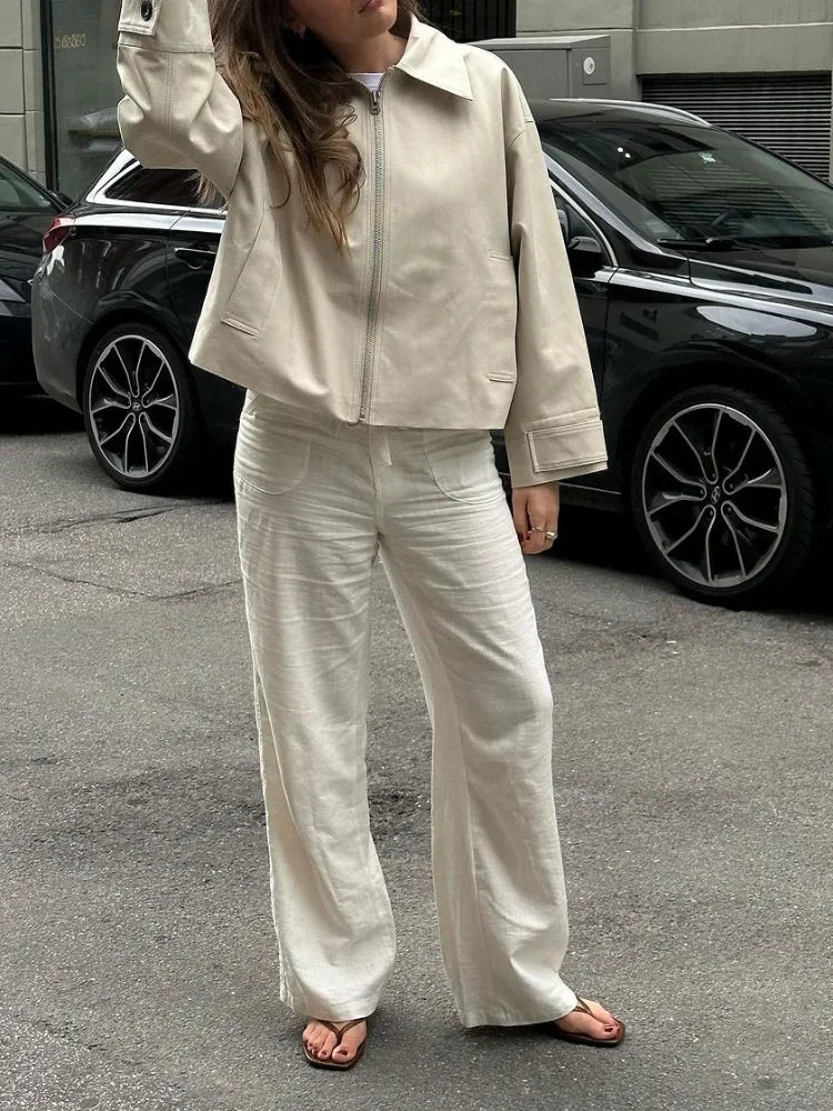 Fashion Solid Lapel Zipper Elegant Long Sleeve Pocket Warm Loose Coat Rayon Velvet Corduroy Fashion Solid Lapel Zipper Elegant Long Sleeve Pocket Warm Loose Coat Rayon Velvet Corduroy
