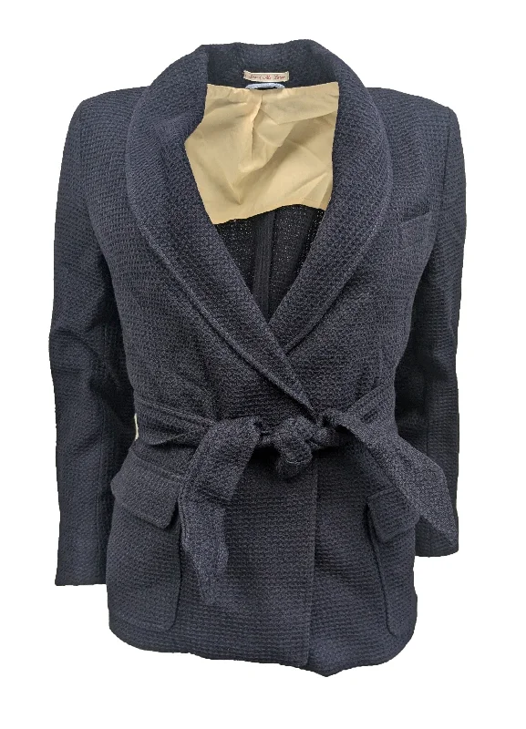 GANT RUGGER Women's Thunder Blue Wool The Shawler Coat 476679 Fashionable Wool Shawl Cape GANT RUGGER Women's Thunder Blue Wool The Shawler Coat 476679 Fashionable Wool Shawl Cape