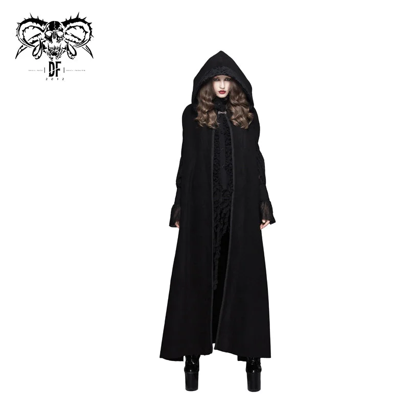CT031 Hallowmas festival feather woollen hooded gothic big cape for women and men Hoodie with Bell Sleeves Flared Feminine CT031 Hallowmas festival feather woollen hooded gothic big cape for women and men Hoodie with Bell Sleeves Flared Feminine