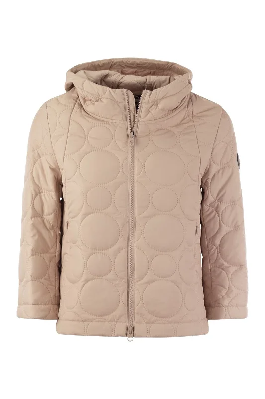 Hooded hood with circular quilting Cotton Hoodie Fleece Lining Warmth