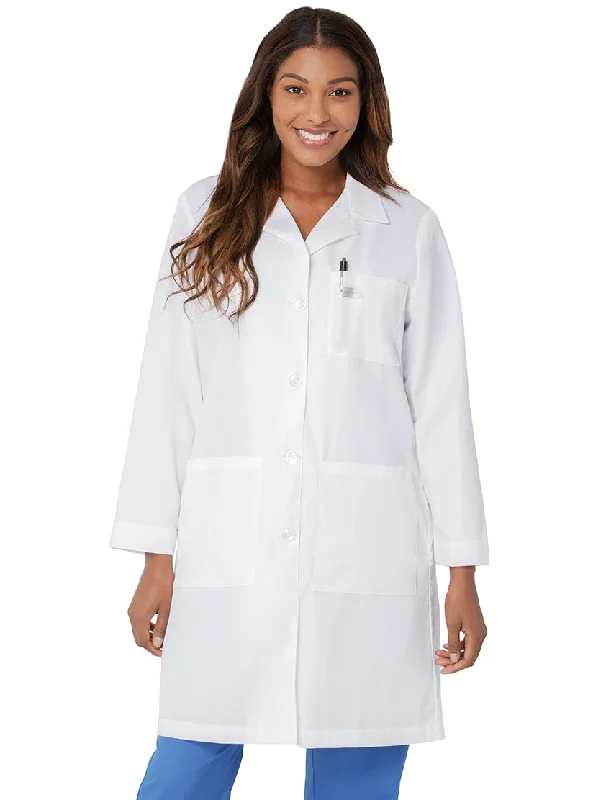 Landau Women's 3-Pocket Full-Length Lab Coat Boat Neck Jacket Square Neck Jacket One-Shoulder Jacket Landau Women's 3-Pocket Full-Length Lab Coat Boat Neck Jacket Square Neck Jacket One-Shoulder Jacket