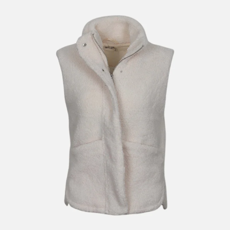 LADIES SHERPA WAISTCOAT Classic Trench Waistcoat Jacket