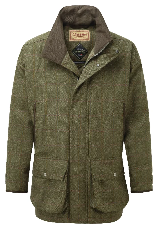 Ptarmigan Tweed Shooting Coat - Sandringham Pleated Ruffled tiered