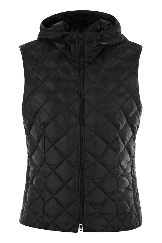 Quilted nylon waistcoat Warm Wool Waistcoat Jacket