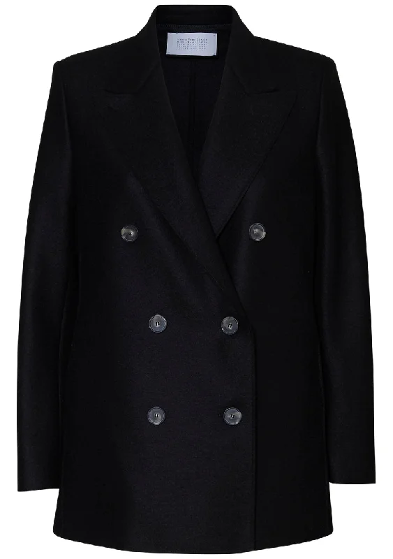 Slouchy Peacoat Pressed Wool Black Suede Jacket Faux Fur Jacket Puffer Jacket