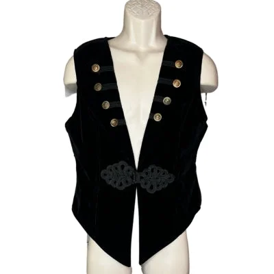 Velvet & Lace Mariella Waistcoat Comfortable Faux Fur Waistcoat