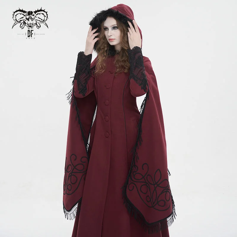 CT02402 winter hand-embroidered shawl red double-sided women long coat Soft Wool Shawl Wrap CT02402 winter hand-embroidered shawl red double-sided women long coat Soft Wool Shawl Wrap