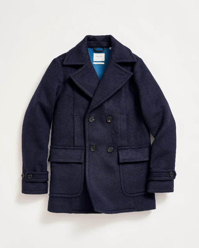 Women's Bond Peacoat Houndstooth Jacket Shearling Jacket Fleece Jacket