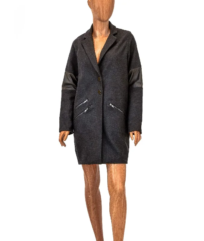 Wool Peacoat Trench Wool Cashmere