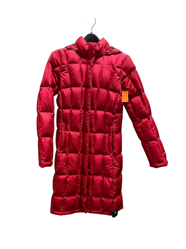 Coat Peacoat By The North Face In Red, Size: S Trench Raincoat Windbreaker