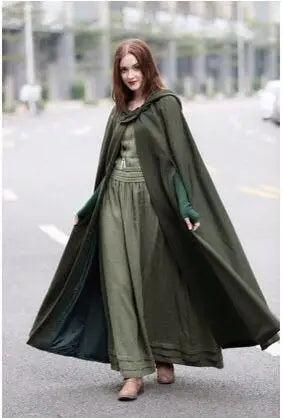 Four-color hooded tie shawl Trendy Chunky Knit Shawl