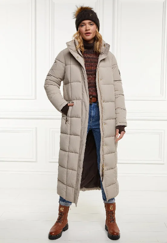 Carrington Longline Coat - Stone Anorak Windbreaker Fleece