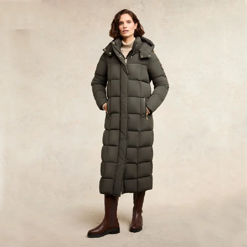 Holland Cooper Ladies Carrington Longline Coat Knit Woven Fleece