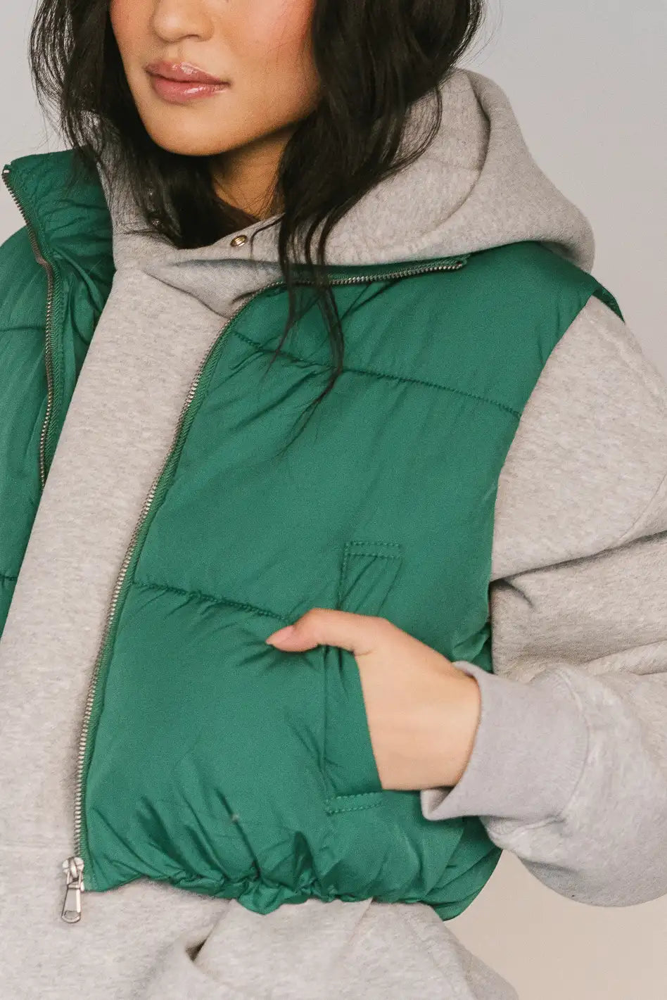 Juliet Puffer Vest Elegant Duster Vest