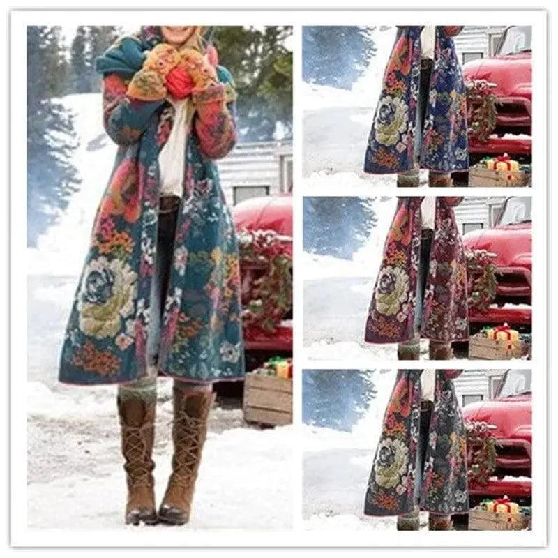 New Women's Court Style Printed Mid-length Hooded Thick Hoodie with Hidden Zipper Minimalist Clean New Women's Court Style Printed Mid-length Hooded Thick Hoodie with Hidden Zipper Minimalist Clean