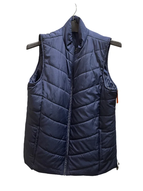 Vest Puffer & Quilted By Kim Rogers In Navy, Size: M Smart-Casual Vest Coat
