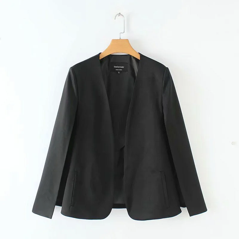 Znbbw New Split Design Suit Cloak Coat In The Spring Of 2024 Buttoned Toggled Snapped Znbbw New Split Design Suit Cloak Coat In The Spring Of 2024 Buttoned Toggled Snapped