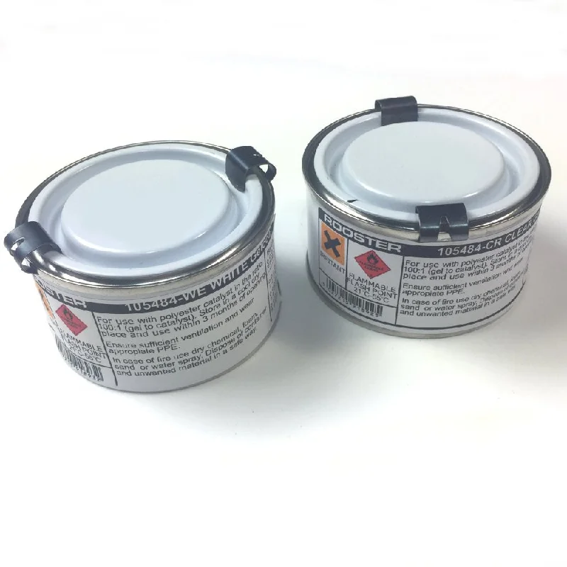 Basic Gelcoat 75ml Tin (Clear and White) Tie-Waist Belted Drawstring